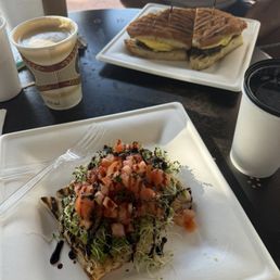 The Classic Avocado Toast The Chimi Steak & Eggs Cafe Latte