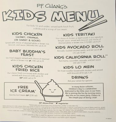 Menu photo 6 P.F. Chang's Temecula, CA