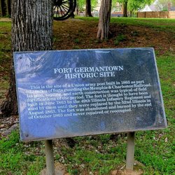 Fort Germantown - Informational sign
