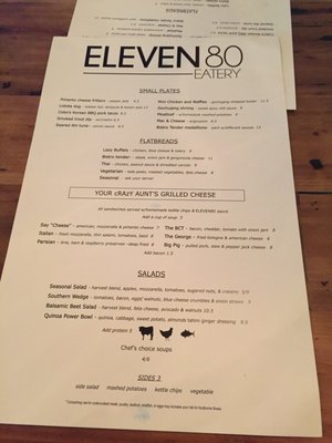 Menu photo 4 Eleven80 Eatery Boone, NC Menu photo 4 Eleven80 Eatery Boone, NC