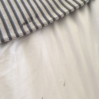 InterContinental Miami - Burned and tattered section of bedding - Hotels Near Me - Miami, Florida
