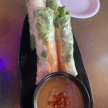 Pho Mex - A1. Spring Rolls so delicious with the peanut sauce. - Asian Fusion Near Me - Modesto, California Pho Mex - A1. Spring Rolls so delicious with the peanut sauce. - Asian Fusion Near Me - Modesto, California