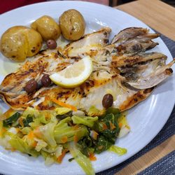 Restaurante Bragança - Grilled sea bass