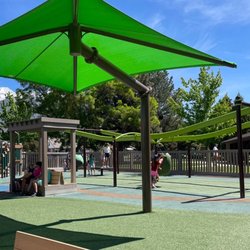 Orem City Center Park - One of the provided shades for parents! An awesome thing to have!