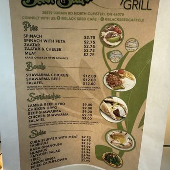 Black seed cafe and grill - Middle Eastern Near Me - North Olmsted, Ohio Black seed cafe and grill - Middle Eastern Near Me - North Olmsted, Ohio
