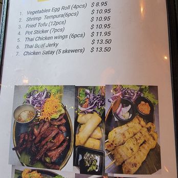 Sun's Thai Food - Menu - Thai Near Me - Las Vegas, Nevada