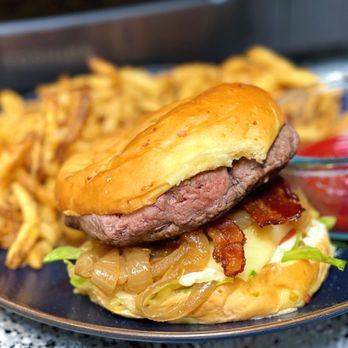 Rooster's Restaurant - Stupid burger and fries (to go) - American Near Me - Jackson, Mississippi