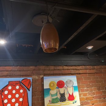 Brick House Grill - Burnt out lamp over our table - American Near Me - Hot Springs, Arkansas Brick House Grill - Burnt out lamp over our table - American Near Me - Hot Springs, Arkansas