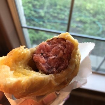 Westgreen Donuts and Kolaches - Inside the pork and venison kolache - Donuts Near Me - Katy, Texas Westgreen Donuts and Kolaches - Inside the pork and venison kolache - Donuts Near Me - Katy, Texas