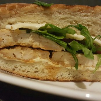 Nutley Diner - Grilled chicken swiss arugala red pepper panini... unfortunately I ordered a Cuban panini but got this instead. I wanted a Cuban panini - Diners Near Me - Nutley, New Jersey