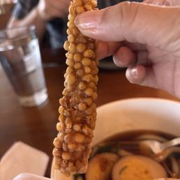 Tempura shrimp was crispy and delicious