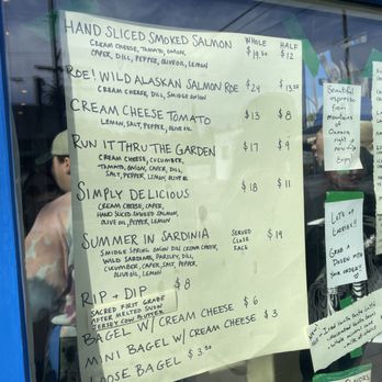 Courage Bagels - Feb '24 Menu - Bagels Near Me - Los Angeles, California