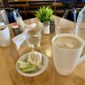 The Maple Table - Cappuccino and apples with fluff - Salad Near Me - Racine, Wisconsin