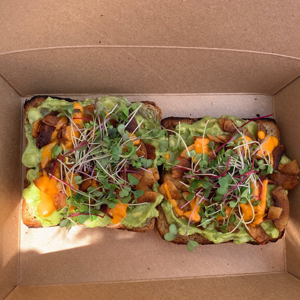 Coconut bacon avocado toast Coconut bacon avocado toast