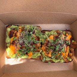 Coconut bacon avocado toast Coconut bacon avocado toast