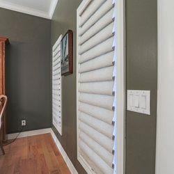 Interior Re-Styling - Hunter Douglas Vignette Modern Roman Shades create perfect folds and provide ease of operation with several lifting system options.