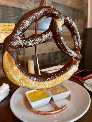 Photo of Lake Shore Cafe - Blasdell, NY, US. Bavarian Soft Pretzel Huge! YUM!