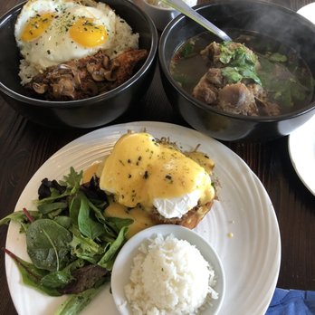 Kehaulani's Cafe - Ox tail soup, kalua pork Benny, chicken locomoco - Breakfast & Brunch Near Me - Vallejo, California Kehaulani's Cafe - Ox tail soup, kalua pork Benny, chicken locomoco - Breakfast & Brunch Near Me - Vallejo, California