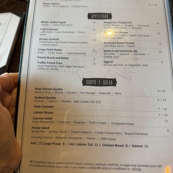 Roux Seafood Kitchen - Menu - Seafood Near Me - Huntington Beach, California