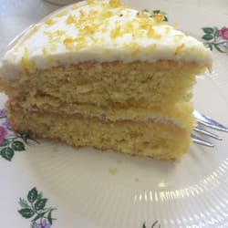 The Bluebell Tearoom - Lemon and coconut cake