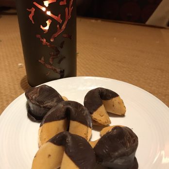 Zen - The best fortune cookie I've ever tasted! Made fresh and dipped in chocolate! My fortune was cute...!! - Japanese Near Me - Champions Gate, Florida