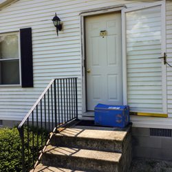 FedEx Ship Center - I left the storm door tied back so I can hear the knock but no FedEx can't do that! * 2019