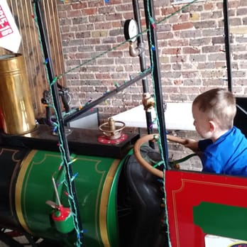 Tailgater's Burger Company - Train on the patio. - Burgers Near Me - Hope, Arkansas
