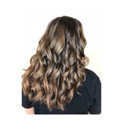 Subtle caramel balayage