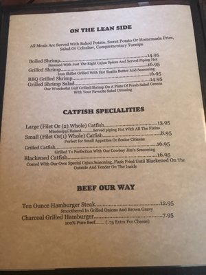 Menu photo 3 Cowboy Jim's Riverside Restaurant Prentiss, MS Menu photo 3 Cowboy Jim's Riverside Restaurant Prentiss, MS