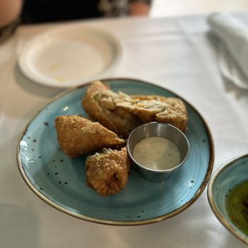 Ohana Grill - a plate of fried food with dipping sauce - Seafood Near Me - Lavallette, New Jersey