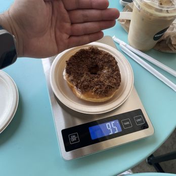 Donut Friend - Give Up The Toast is their version of cinnamon crumb top - too sweet - Donuts Near Me - Los Angeles, California Donut Friend - Give Up The Toast is their version of cinnamon crumb top - too sweet - Donuts Near Me - Los Angeles, California