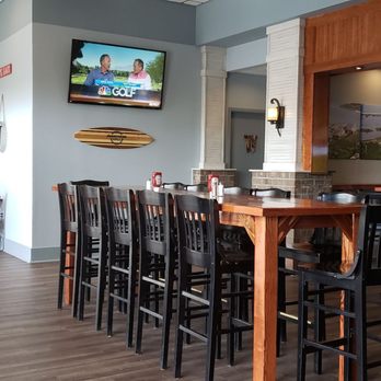 Courtyard Grill - a restaurant with a bar and television - Sports Bars Near Me - Wilmington, North Carolina