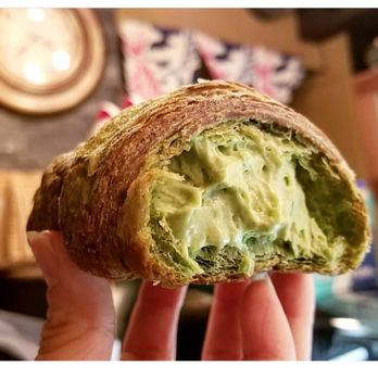Bake Code - North York - MATCHA CREME FILLED GREEN TEA CROISSANT - Bakeries Near Me - Toronto, Ontario Bake Code - North York - MATCHA CREME FILLED GREEN TEA CROISSANT - Bakeries Near Me - Toronto, Ontario