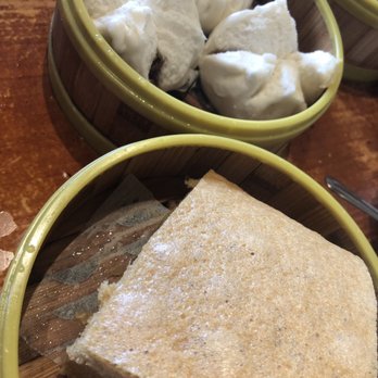Koi Palace - Top: Steamed BBQ Pork Bun Bottom: Old Time Sponge Cake - Dim Sum Near Me - Dublin, California Koi Palace - Top: Steamed BBQ Pork Bun Bottom: Old Time Sponge Cake - Dim Sum Near Me - Dublin, California