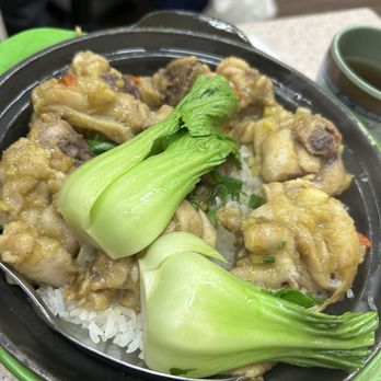 Lady 3 Kitchen - Rice Pot With Bonein Chicken Leg In Sand Ginger Sauce - Bistros Near Me - Vancouver, British Columbia Lady 3 Kitchen - Rice Pot With Bonein Chicken Leg In Sand Ginger Sauce - Bistros Near Me - Vancouver, British Columbia