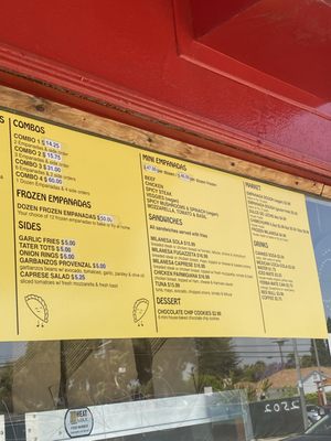 Menu photo 2 The Empanada Factory Los Angeles, CA Menu photo 2 The Empanada Factory Los Angeles, CA
