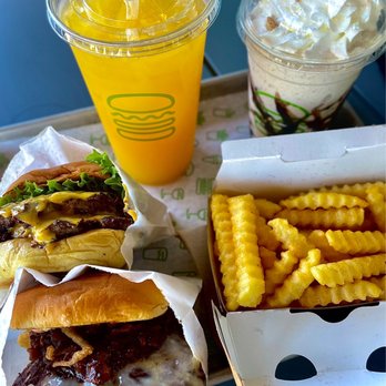 Shake Shack Cedar Hills - Bourbon Bacon Cheddar Burger, Mango Passionade, Shack Stack, Chocolate Churro Shake - Burgers Near Me - Beaverton, Oregon Shake Shack Cedar Hills - Bourbon Bacon Cheddar Burger, Mango Passionade, Shack Stack, Chocolate Churro Shake - Burgers Near Me - Beaverton, Oregon