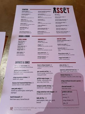 Menu photo 6 ASSET New York, NY