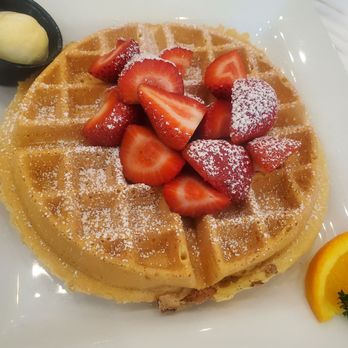 Keke's Breakfast Cafe - Waffles w/fresh strawberries - Breakfast & Brunch Near Me - Grand Prairie, Texas Keke's Breakfast Cafe - Waffles w/fresh strawberries - Breakfast & Brunch Near Me - Grand Prairie, Texas