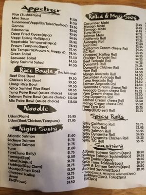 Menu photo 3 Sushi 199 To Go Langley, BC Menu photo 3 Sushi 199 To Go Langley, BC