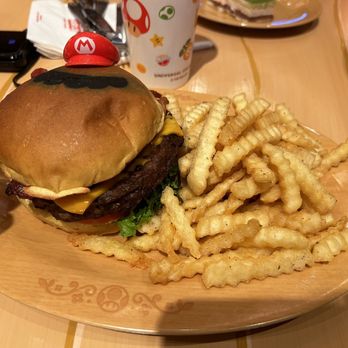 Toadstool Cafe - Mario burger - Cafes Near Me - Universal City, California Toadstool Cafe - Mario burger - Cafes Near Me - Universal City, California