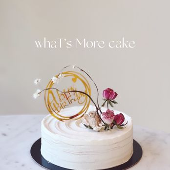 whaT’s More cake studio - The flower decoration can be requested - Custom Cakes Near Me - Sunnyvale, California whaT’s More cake studio - The flower decoration can be requested - Custom Cakes Near Me - Sunnyvale, California