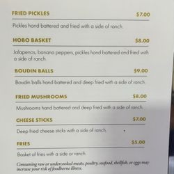 All great food from the Food Truck connected to the Big Easy Saloon. Highly recommend.
