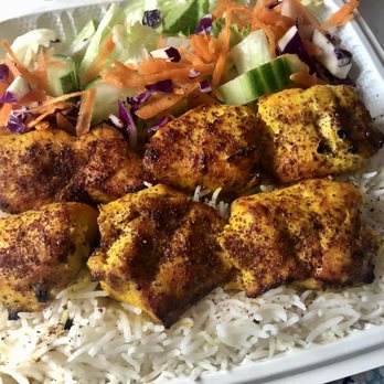 Grill Kabob - The delicious chicken kabob platter. - Afghan Near Me - Rockville, Maryland