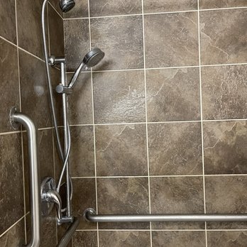 Baymont by Wyndham Elko - ADA shower that is definitely not ADA compliant - valve is 6" off the floor. - Hotels Near Me - Elko, Nevada Baymont by Wyndham Elko - ADA shower that is definitely not ADA compliant - valve is 6" off the floor. - Hotels Near Me - Elko, Nevada