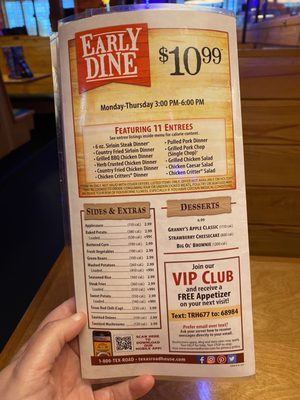 Menu photo 6 Texas Roadhouse Tampa, FL Menu photo 6 Texas Roadhouse Tampa, FL