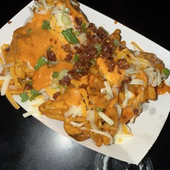 Tracks Lounge - Loaded waffle fries - Cocktail Bars Near Me - Omaha, Nebraska Tracks Lounge - Loaded waffle fries - Cocktail Bars Near Me - Omaha, Nebraska