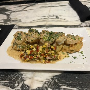 Saint John - shrimp remoulade and fried green tomatoes - Cajun/Creole Near Me - New Orleans, Louisiana Saint John - shrimp remoulade and fried green tomatoes - Cajun/Creole Near Me - New Orleans, Louisiana