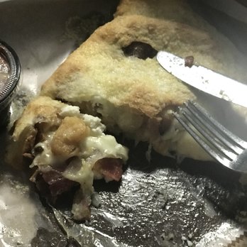 Commandough's - My calzone with bacon, potatoes, and caramelized onions. - Pizza Near Me - Zephyrhills, Florida Commandough's - My calzone with bacon, potatoes, and caramelized onions. - Pizza Near Me - Zephyrhills, Florida