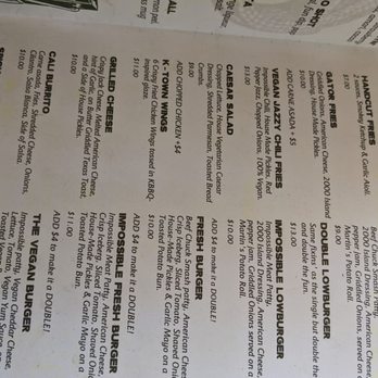Lowboy - Menu - Cocktail Bars Near Me - Los Angeles, California Lowboy - Menu - Cocktail Bars Near Me - Los Angeles, California